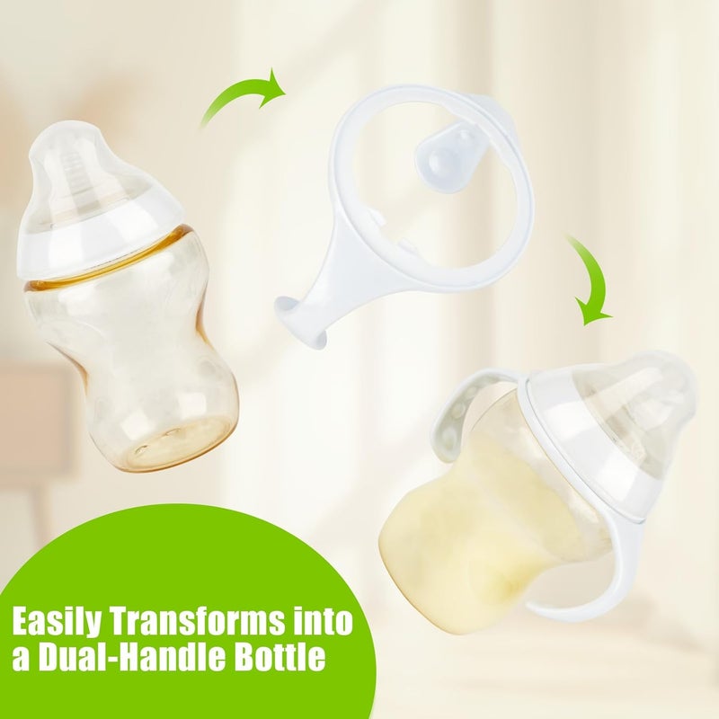 joyfeed 6 Pack Baby Bottle Handles for Tommee Tippee Baby Bottles, Easy Grip Bottle Holder for Newborn - Image 3